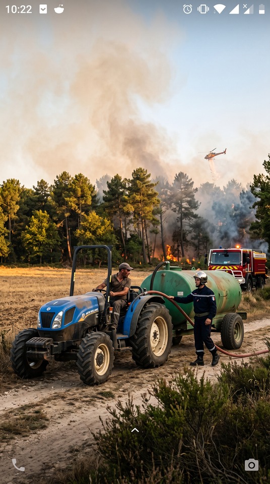 La République de Seine-et-Marne Firefighter Support - 4K Wallpaper