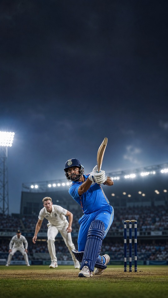 IND vs ENG Cricket Match - 4K Hintergrundbild