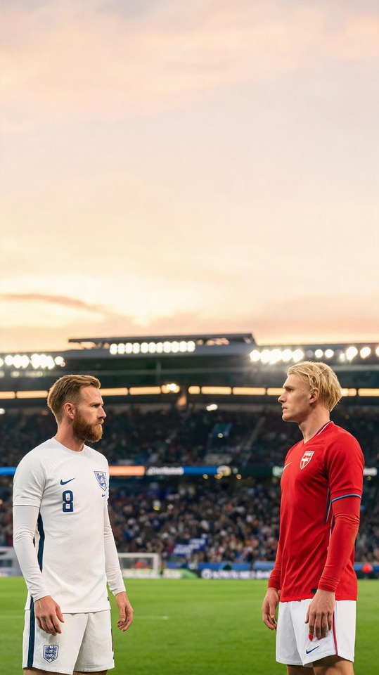England gegen Norwegen Fußball - 4K Hintergrundbilder