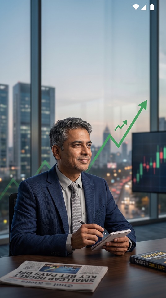 Vijay Kedia Finance Success - 4K Phone Background