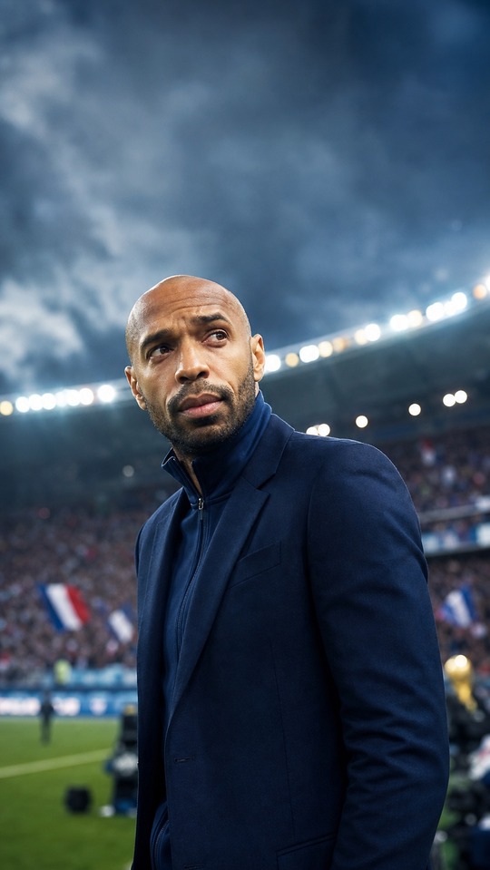 Thierry Henry Fußballlegende - 4K Hintergrundbild