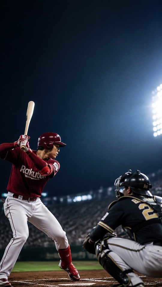 Rakuten vs Orix Baseball Action - 4K Wallpaper