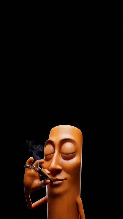 Smoking 3D Character Chill - Live Wallpaper