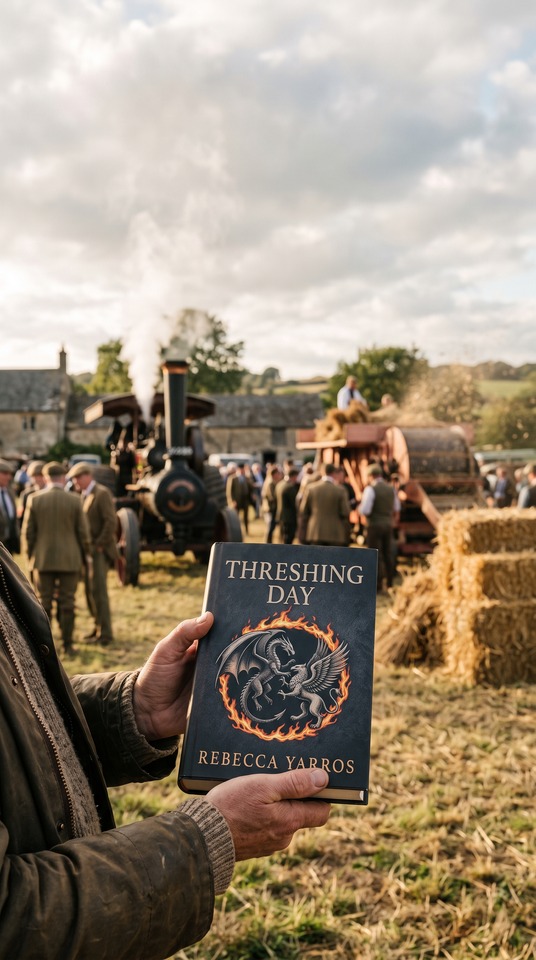 Threshing Day book Rebecca Yarros - 4K 待ち受け