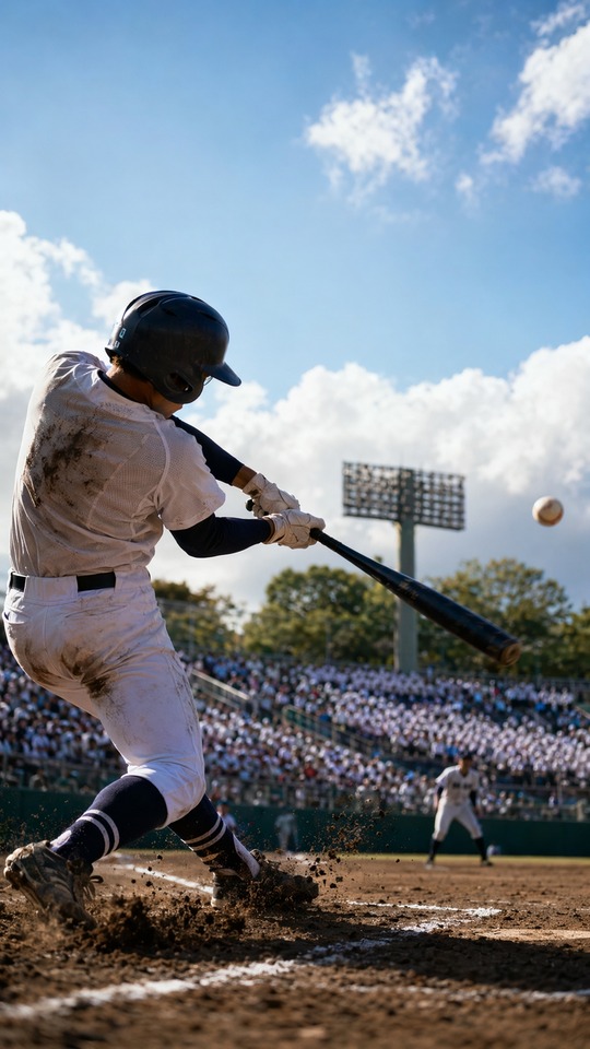 Kanagawa High School Baseball Realistic Action - 4K Wallpaper