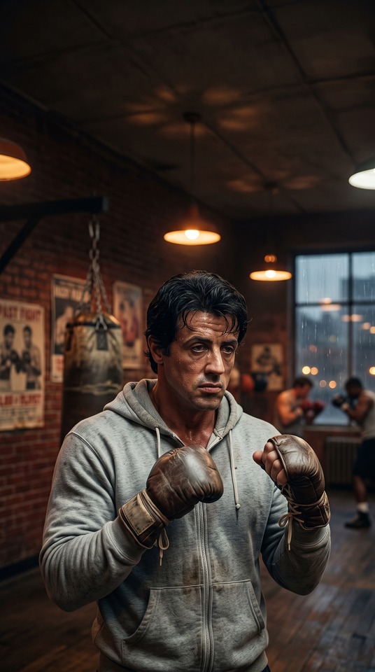 Sylvester Stallone Boxing Style - 4K Wallpapers