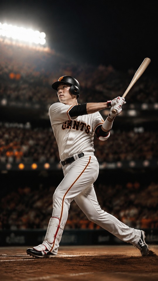 Hayato Sakamoto Giants - 4K Hintergrundbild
