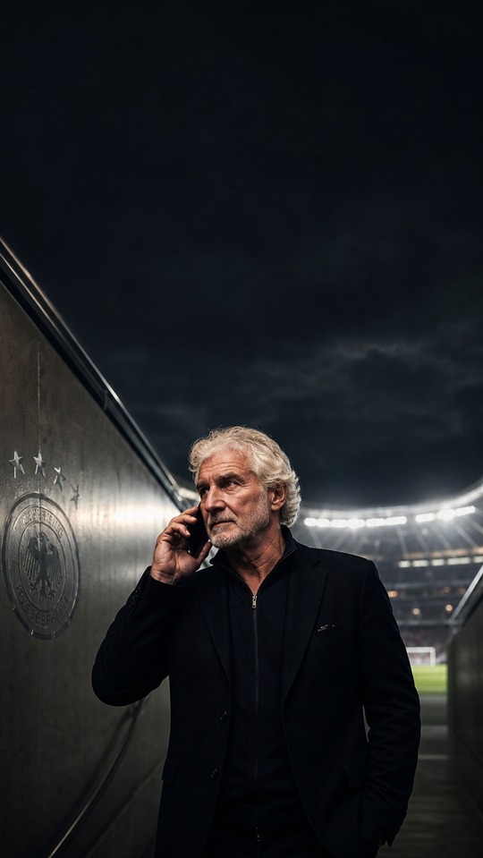 Rudi Völler DFB Stadion Tunnel - 4K Handy Hintergrundbild