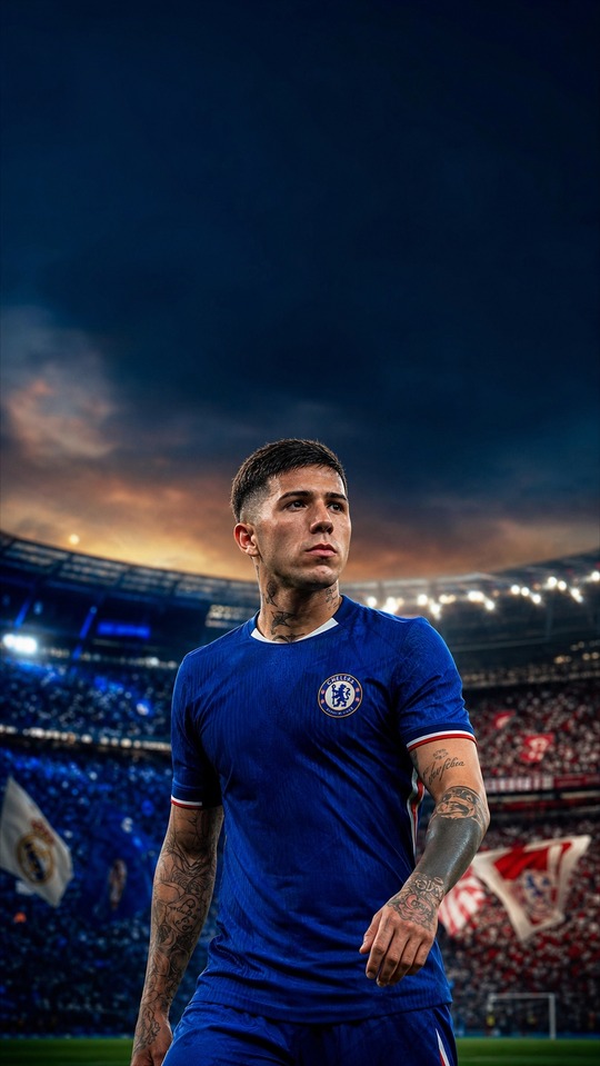 Enzo Fernández - Fondo de Pantalla 4K Fútbol