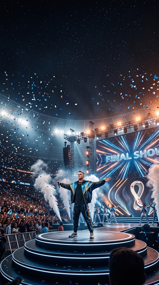 World Cup Final Halftime Show - 4K Phone Background
