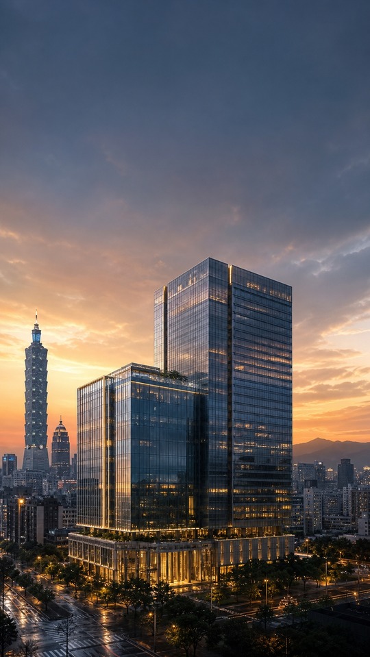 玉山 金融 控股 公司 都會晨昏 - 4K手機桌布