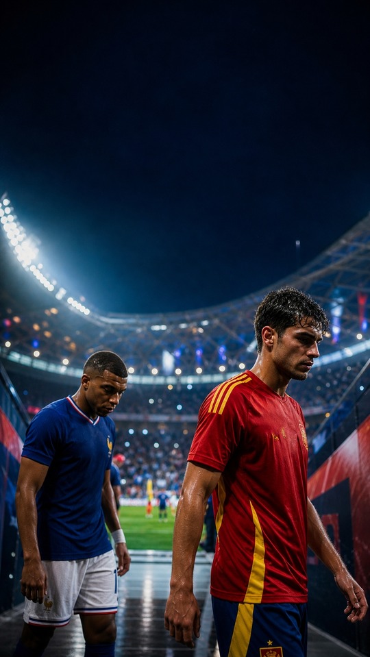 FIFA World Cup 2026 Bracket - France vs Spain 4K Wallpaper