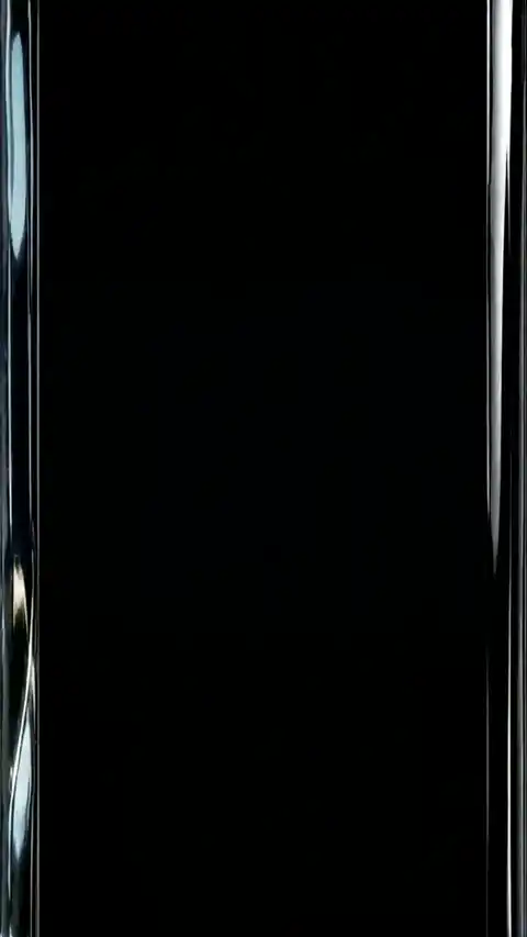 Minimalist Black Metallic Edge - Live Wallpaper