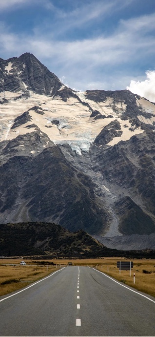 Mount Cook Road Nature - 4K Background