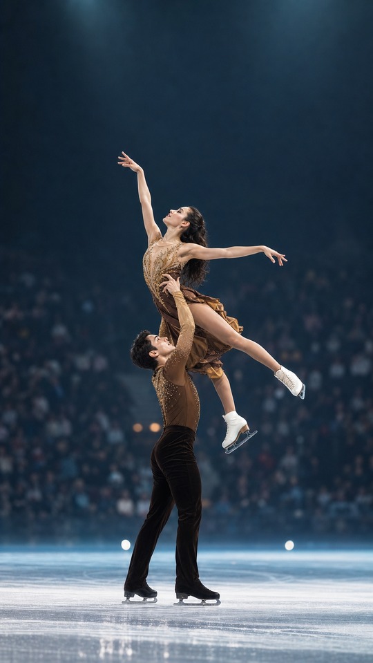 Couple Rikuryu Patinage - Fond d'Écran 4K