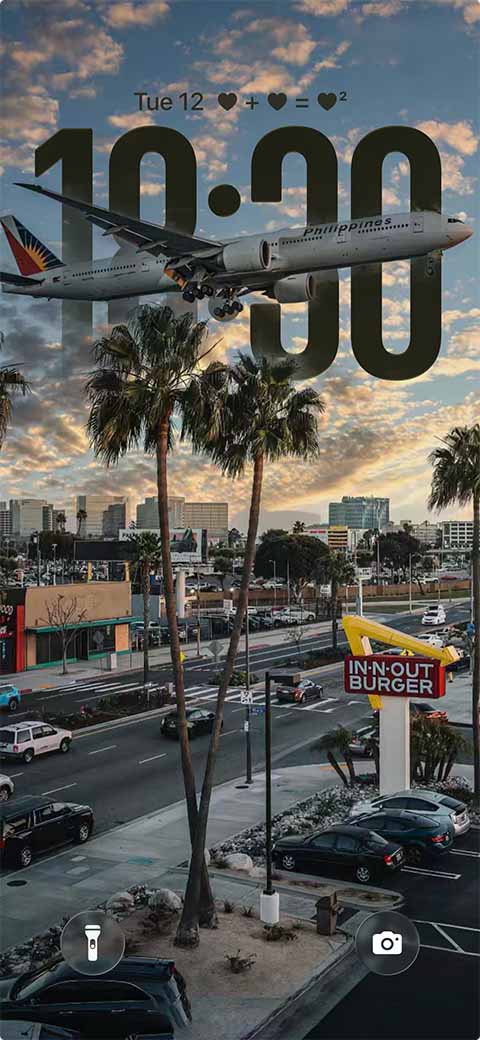 Philippine Airlines LAX In-N-Out - 4K Wallpaper