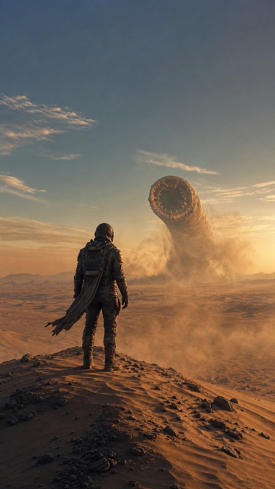Dune Part 3 Arrakis Sandworm - 4K Wallpapers
