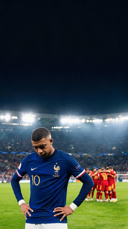 bom Mbappe Francia vs España - 4K Fondo de Pantalla