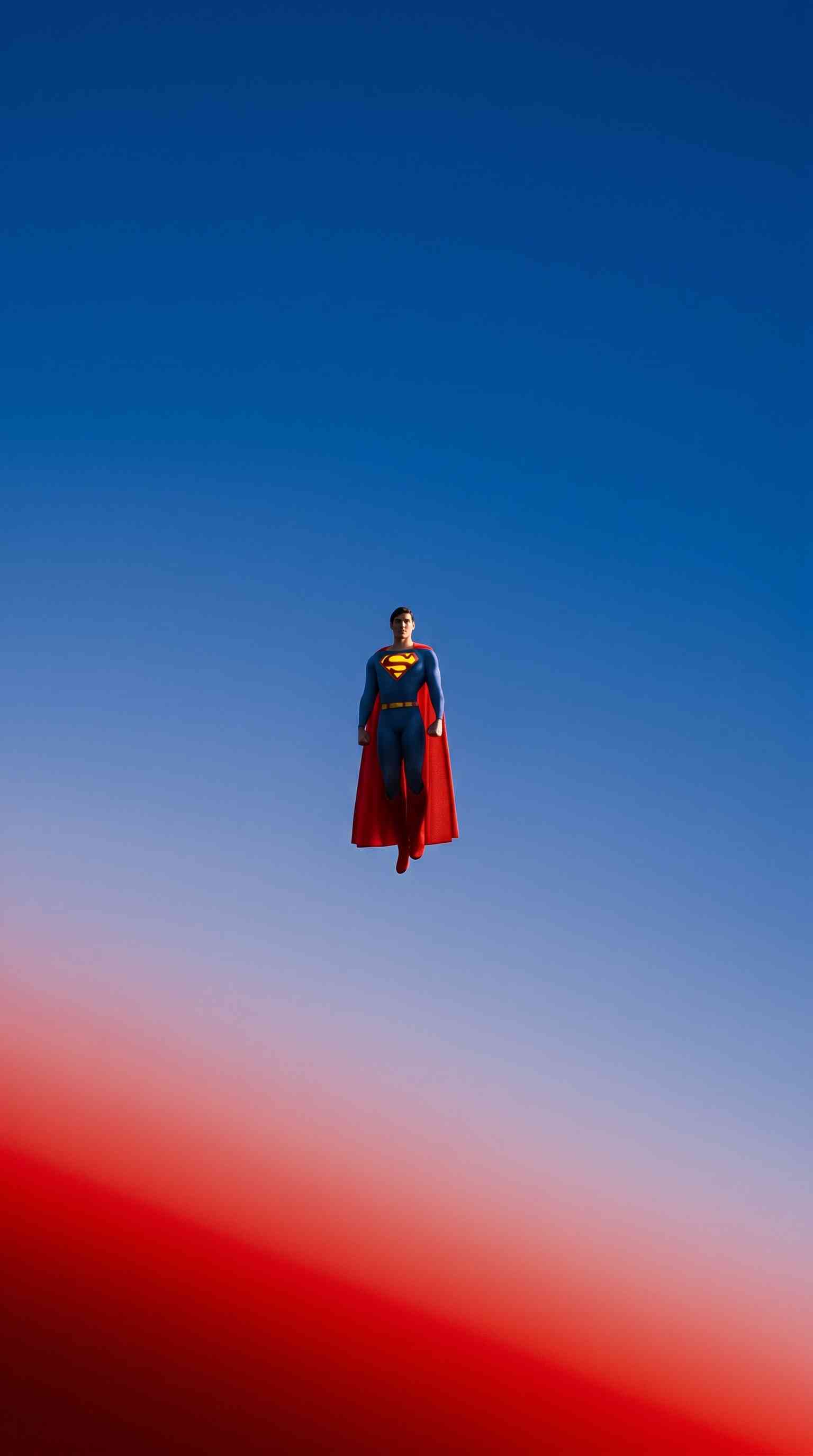 Superman Cinematic Flight - 4K Wallpaper