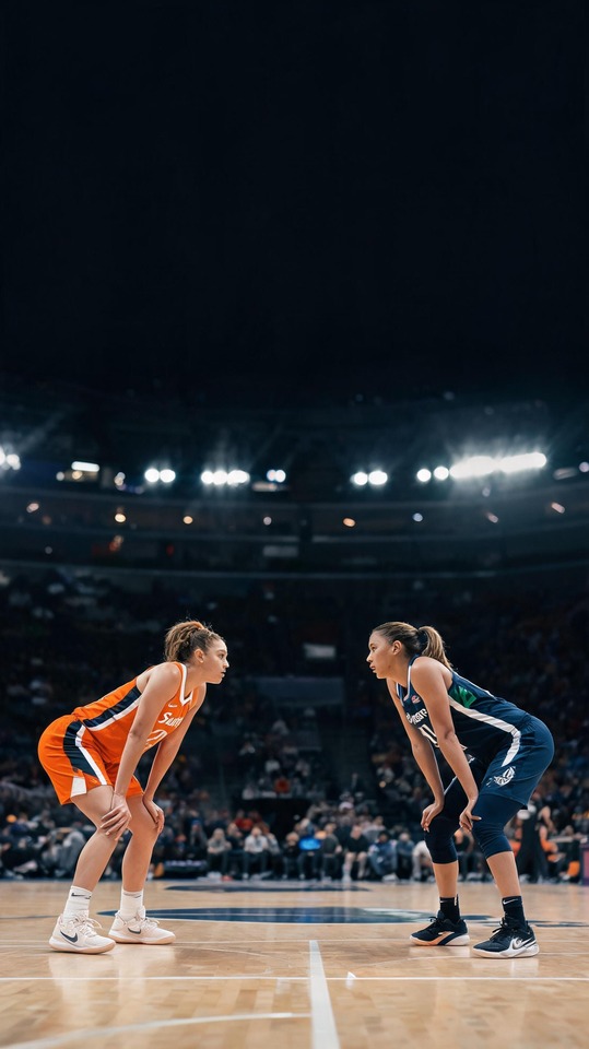 Sun vs Lynx Basketball - 4K Lock Screen