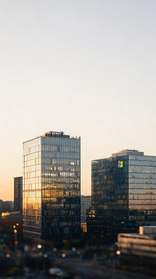 OpenAI Corporate Skyline - 4K Phone Background