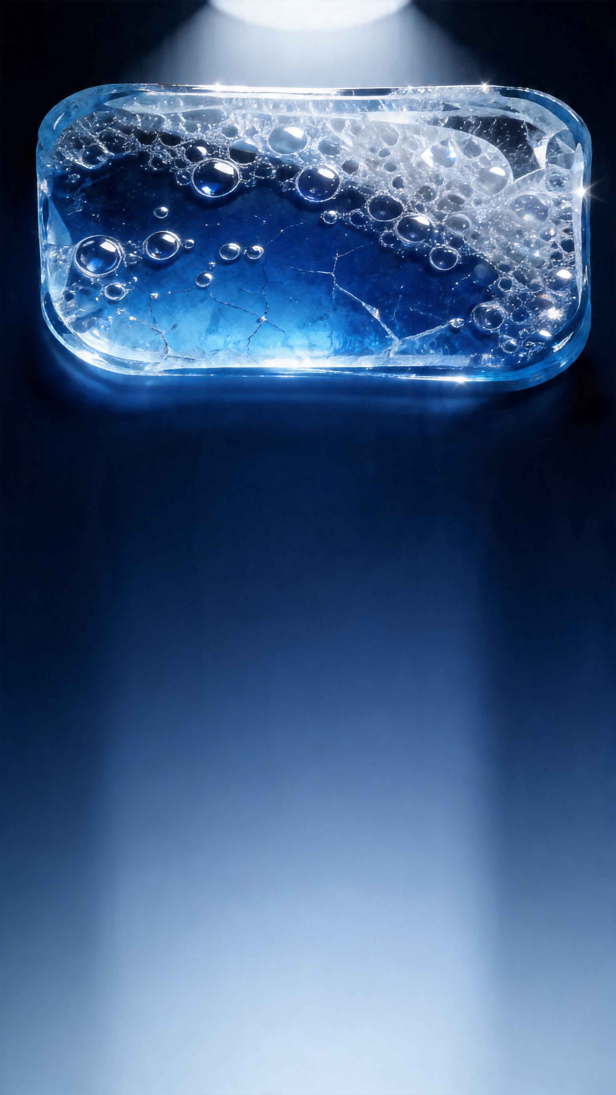 Frozen Ice Bubble Aesthetic - 4K Lock Screen