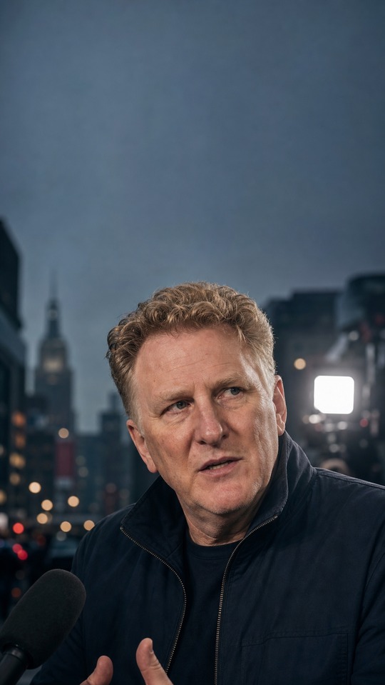 Michael Rapaport NYC Portrait - 4K Phone Wallpaper