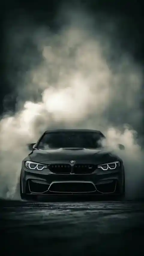 BMW Noir Fumée - Arrière-plan Dynamique