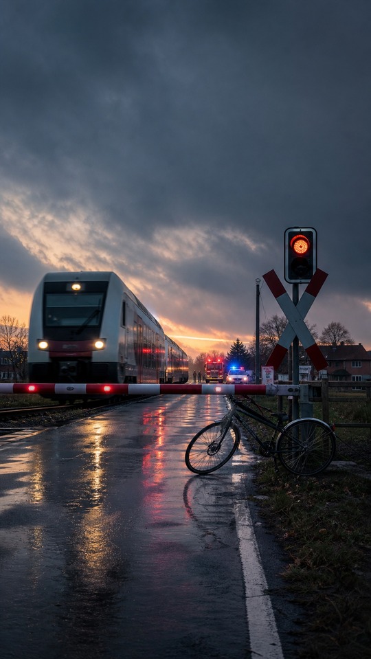 Passage à Niveau Bahnübergang - Fond d'écran 4K