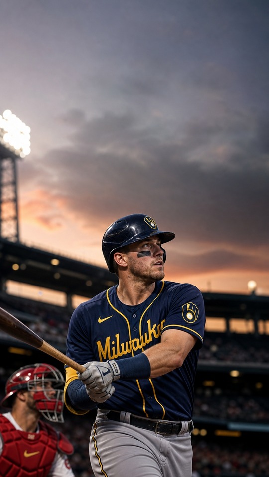 Jake Bauers Milwaukee Brewers - 4K Handy Wallpaper