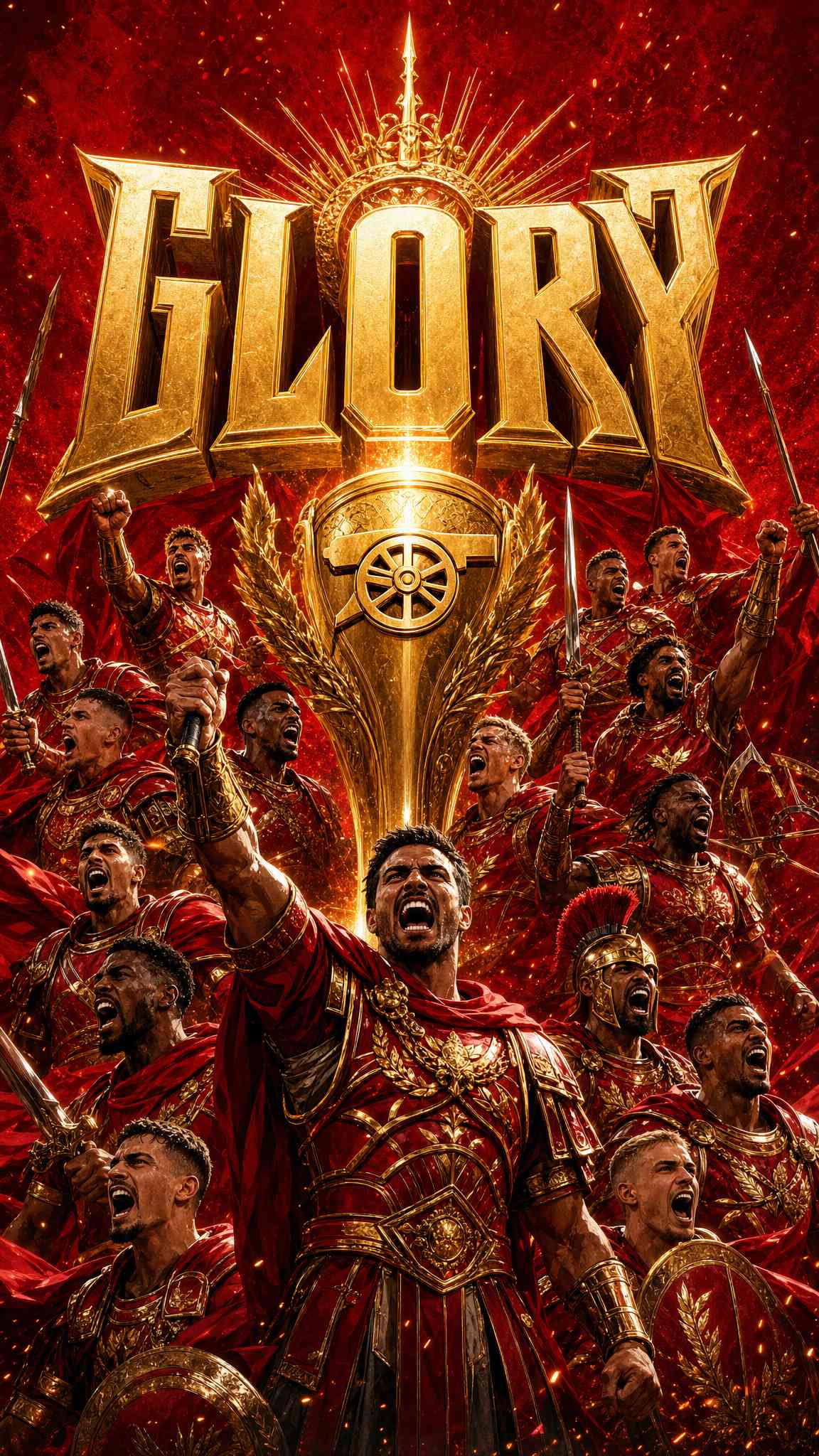 Arsenal FC Roman Warriors - 4K Phone Background