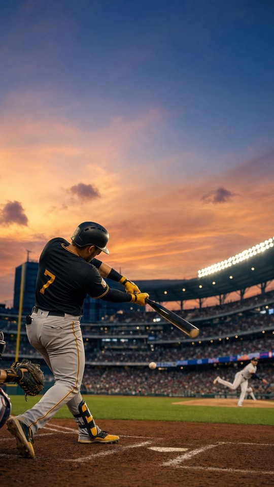 Pirates vs Braves MLB Baseball - 4K Wallpaper
