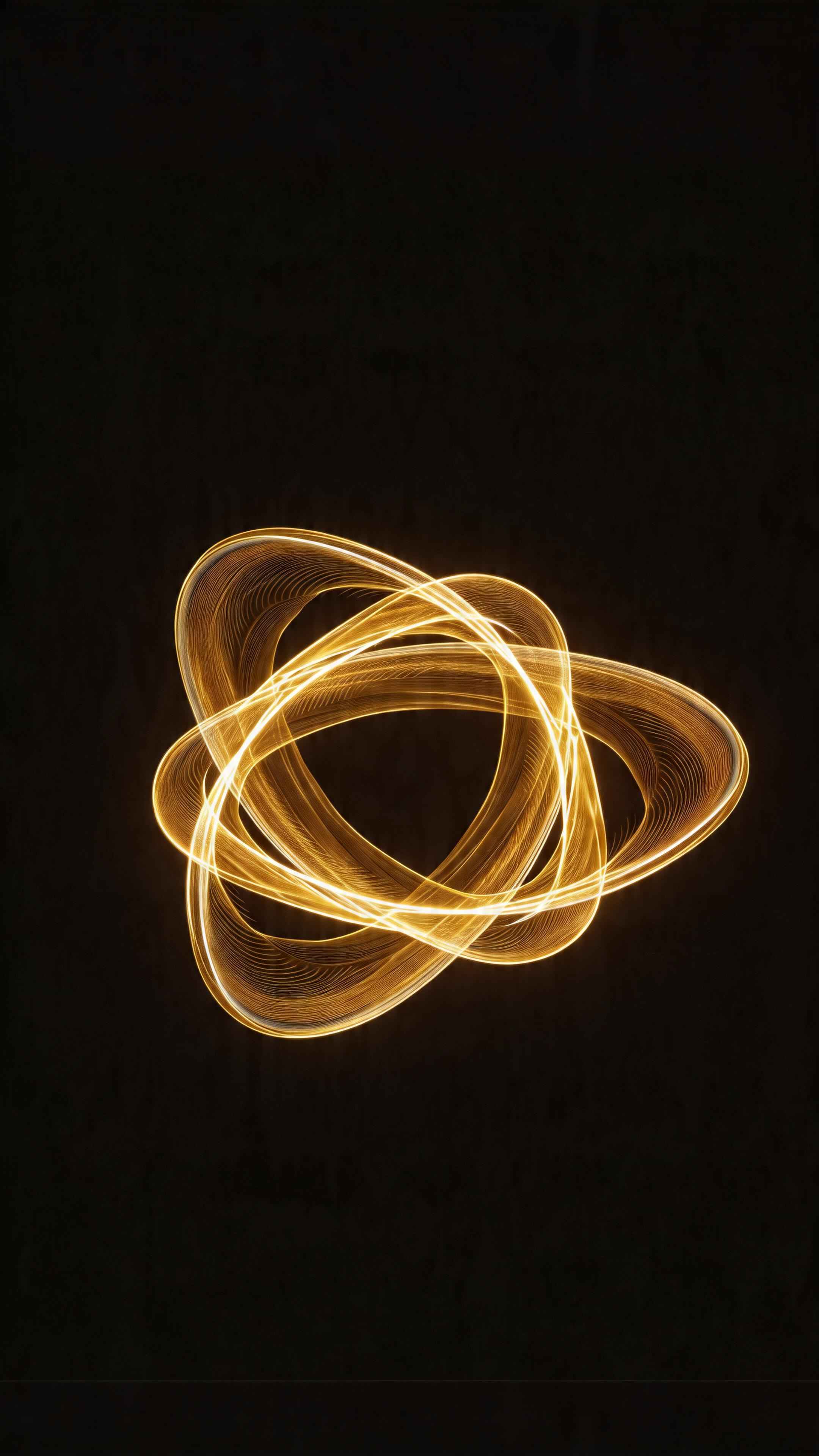 Gold Light Painting Abstract - 4K Wallpaper