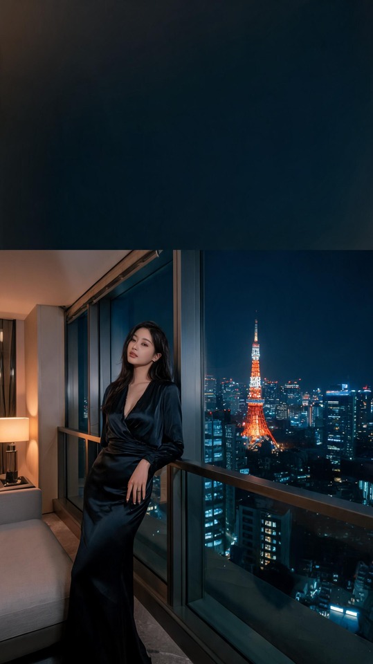 Ochitara Owari Inspired Tokyo Night Cityscape - 4K Background