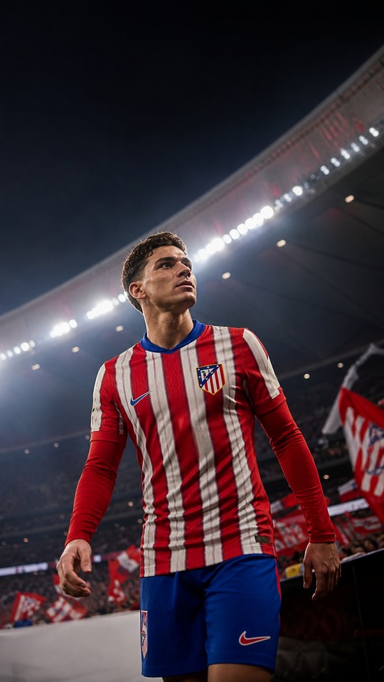 Club Atlético de Madrid Julian Alvarez - 4K Hintergrund