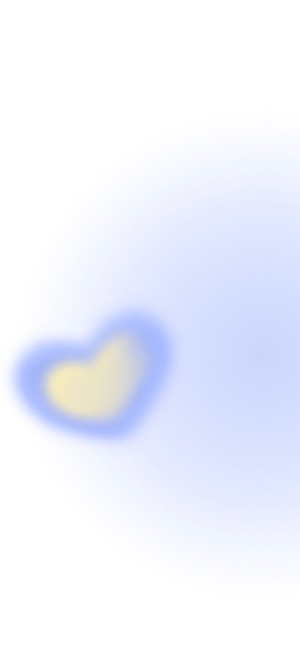 Soft Blue Aura Heart - 4K Aesthetic Wallpaper