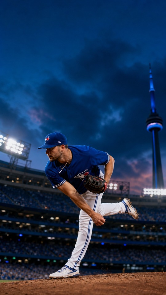 Toronto Blue Jays Action - 4K Phone Wallpaper