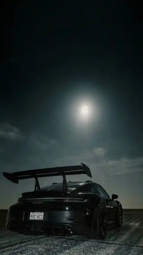 保時捷 911 GT3 RS 月夜 - 動態壁紙