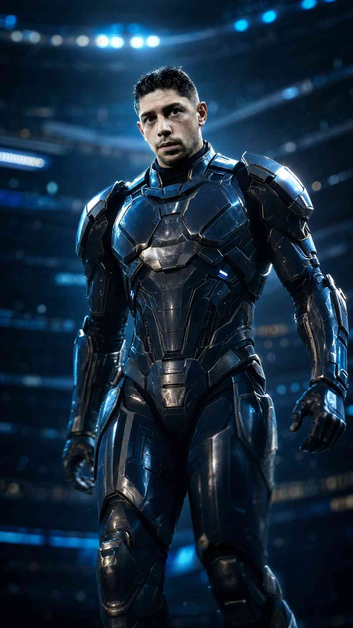 Federico Valverde Sci-Fi Rüstung - 4K Hintergrundbild