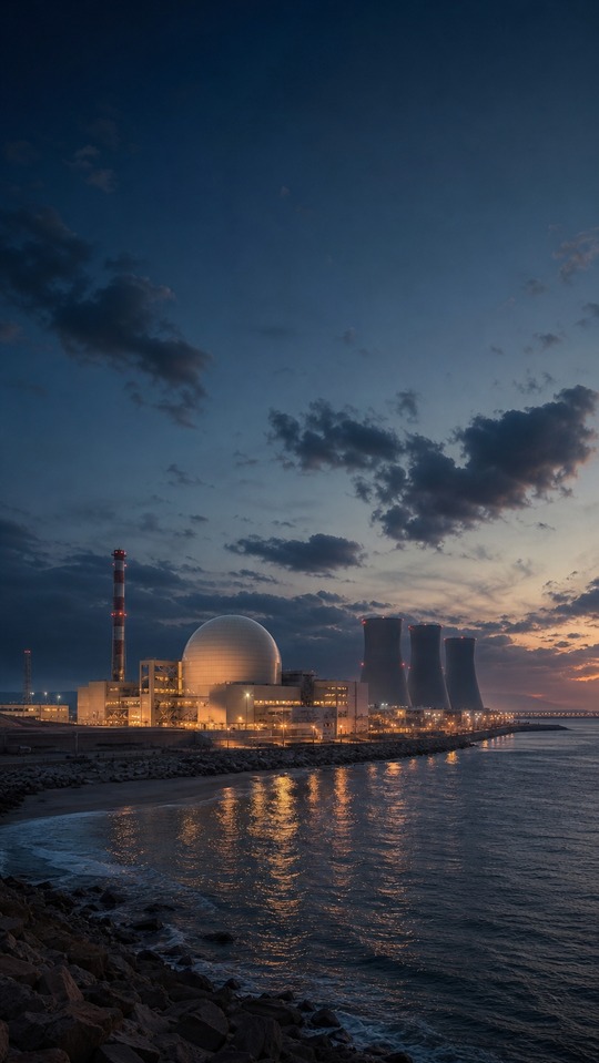 Bushehr Nuclear Power Plant - Cinematic 4K Wallpaper
