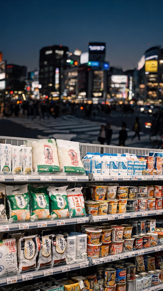 Japan Cost of Living 物価 - Cinematic Urban 4K Wallpaper
