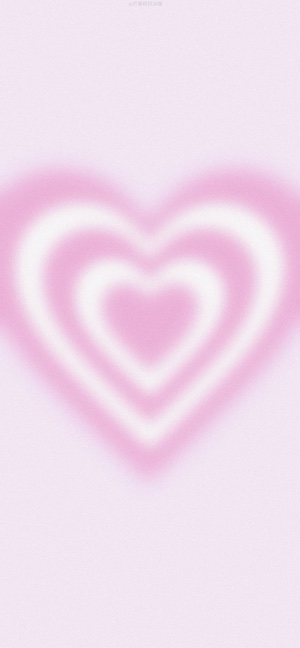 Pink Gradient Aura Heart - 4K Wallpaper