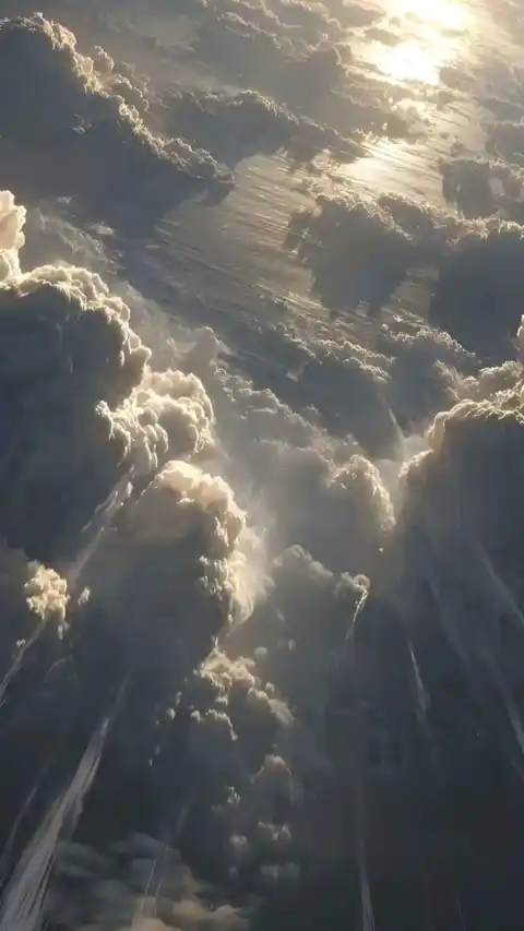 Dreamy Aerial Clouds Cinematic - Live Wallpaper