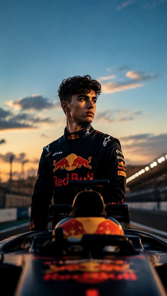 Arvid Lindblad F1 Racing - 4K Mobile Background