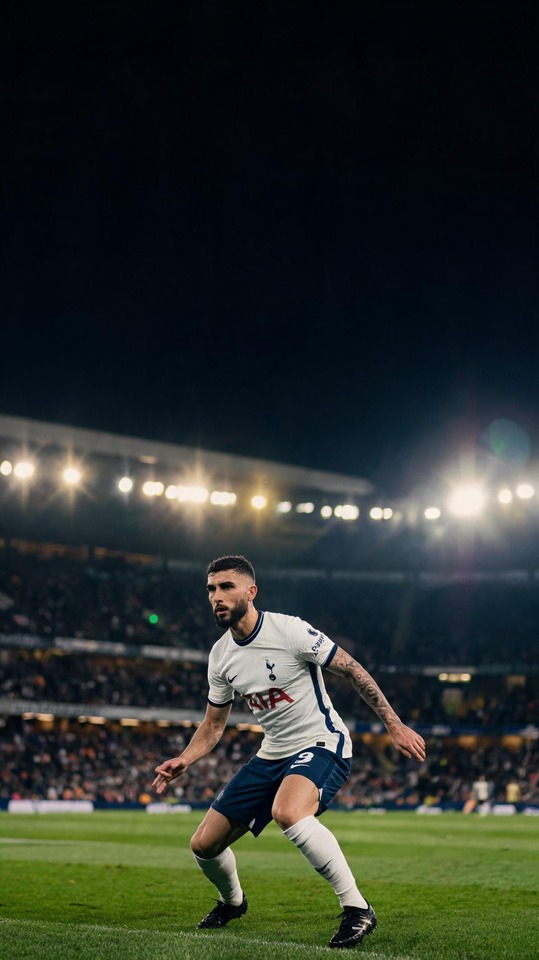 Cristian Romero Tottenham - 4K Handy Hintergrundbild