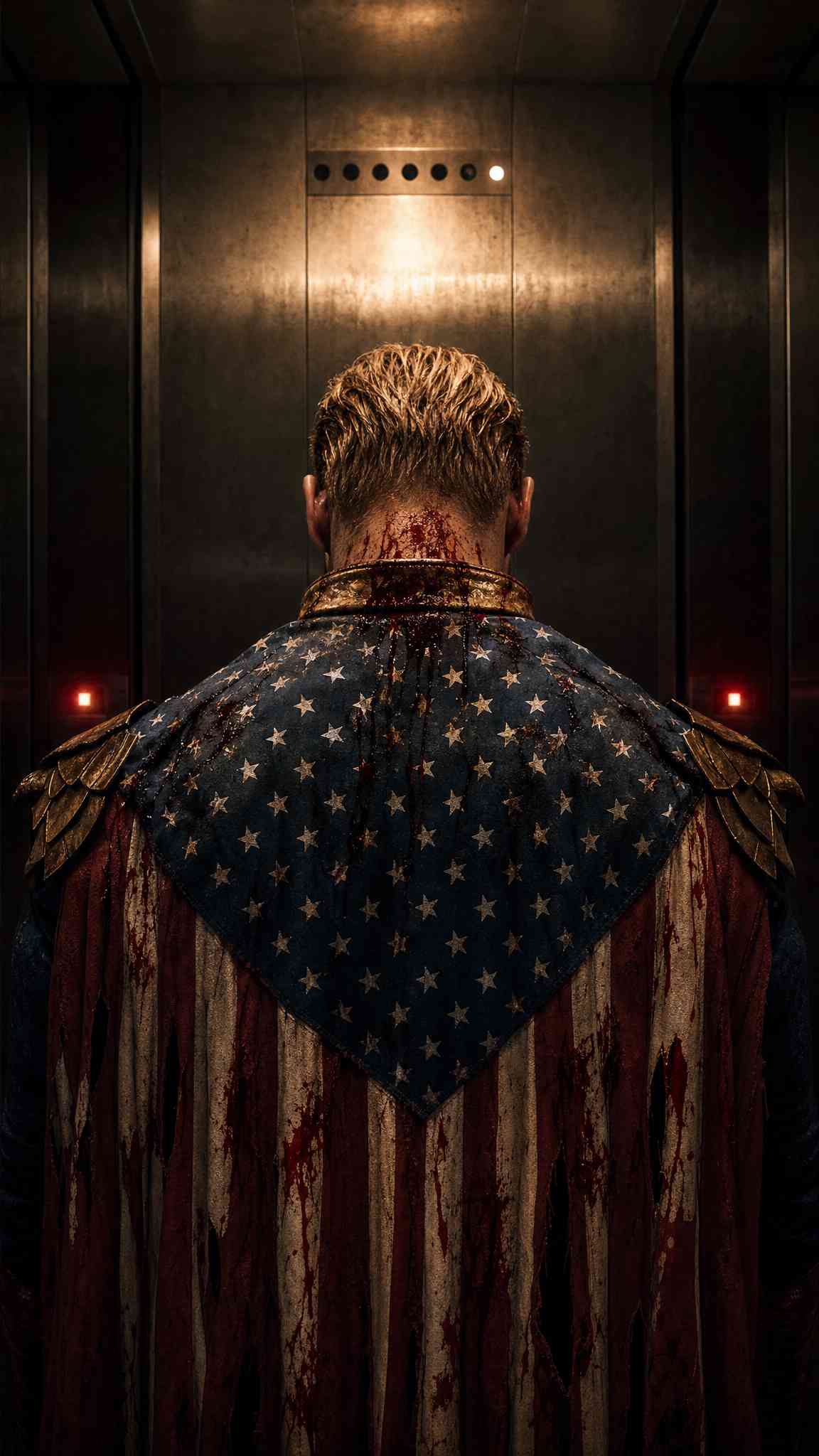 Homelander Bloody Cape - 4K Wallpaper