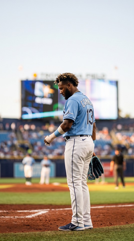 Junior Caminero Tampa Bay Rays - 4K Wallpaper