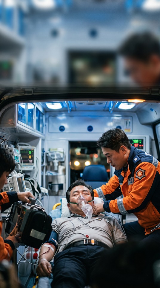 Min Kyung-wook Escena de Emergencia - 4K Fondos