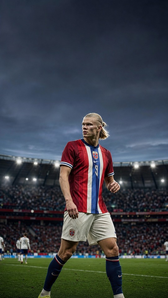 Erling Haaland Noruega Fútbol - Fondo 4K