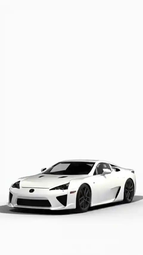 White Lexus LFA Minimalist - 4K Live Wallpaper
